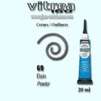 VIT 160 gloss 20 ml outliner pewter