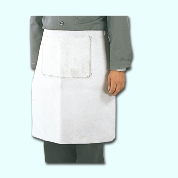 Work Apron, Leather 60 x 60 cm, without bag,Cut Protection 2