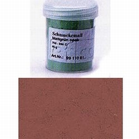 Enamel powder opaque tobacco brown