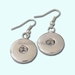 Earrings suitable for 18 mm Chunk buttons 