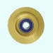 Aluminum Guide Wheels with Bearings and Rubber 